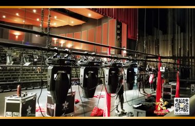 2019本拿比春晚北美艺术家舞台灯光舞美工程舞台效果01