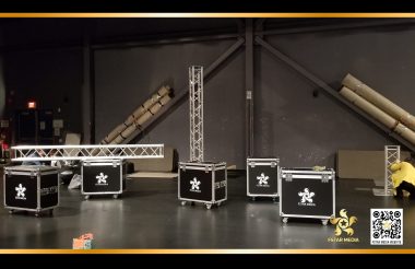 2019本拿比春晚北美艺术家舞台灯光舞美工程舞台效果01