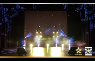 2019本拿比春晚北美艺术家舞台灯光舞美工程舞台效果01