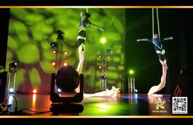 2019本拿比春晚北美艺术家舞台灯光舞美工程舞台效果01