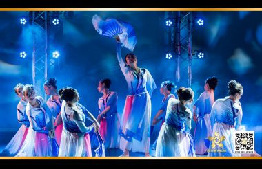 2019本拿比春晚北美艺术家舞台灯光舞美工程舞台效果01