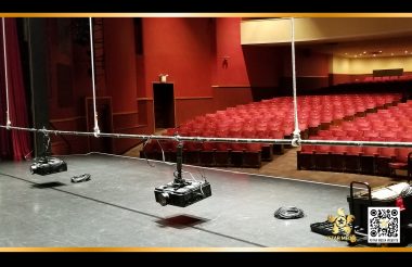 迪斯尼舞台剧剧场背景双投影屏幕及舞台剧视频设计