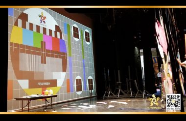 迪斯尼舞台剧剧场背景双投影屏幕及舞台剧视频设计