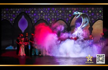 迪斯尼舞台剧剧场背景双投影屏幕及舞台剧视频设计