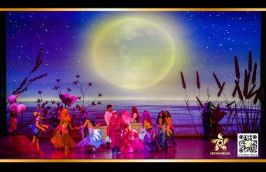 迪斯尼舞台剧剧场背景双投影屏幕及舞台剧视频设计