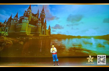 迪斯尼舞台剧剧场背景双投影屏幕及舞台剧视频设计