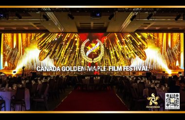 金枫叶电影节 聚星传媒投影大屏幕视频录像直播屏幕内容设计