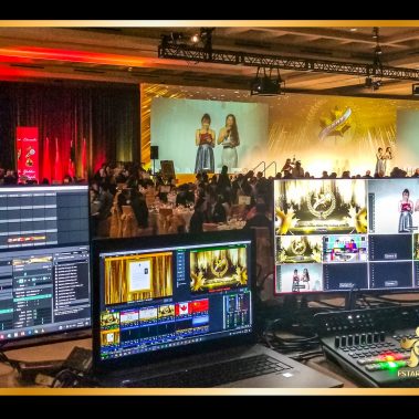 金枫叶电影节 聚星传媒投影大屏幕视频录像直播屏幕内容设计