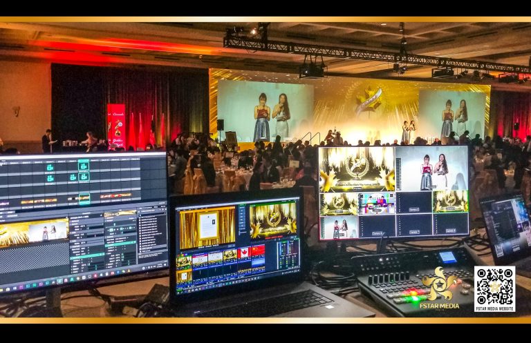 金枫叶电影节 聚星传媒投影大屏幕视频录像直播屏幕内容设计