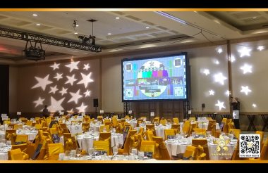 金枫叶电影节 聚星传媒投影大屏幕视频录像直播屏幕内容设计