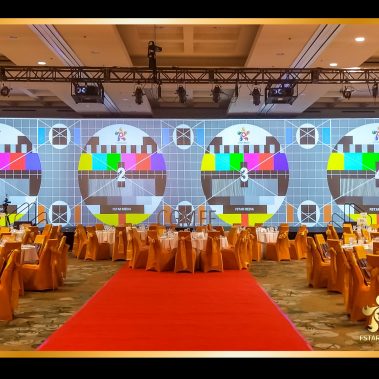 金枫叶电影节 聚星传媒投影大屏幕视频录像直播屏幕内容设计