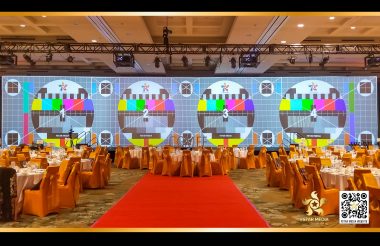 金枫叶电影节 聚星传媒投影大屏幕视频录像直播屏幕内容设计