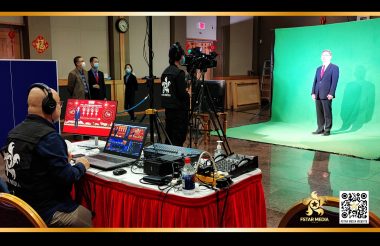 聚星传媒为温哥华中国领事馆现场录制宣传视频