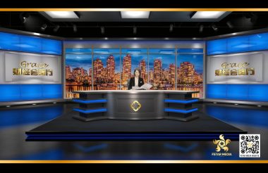 聚星传媒虚拟演播室直播电视节目 TVCN财经会客厅