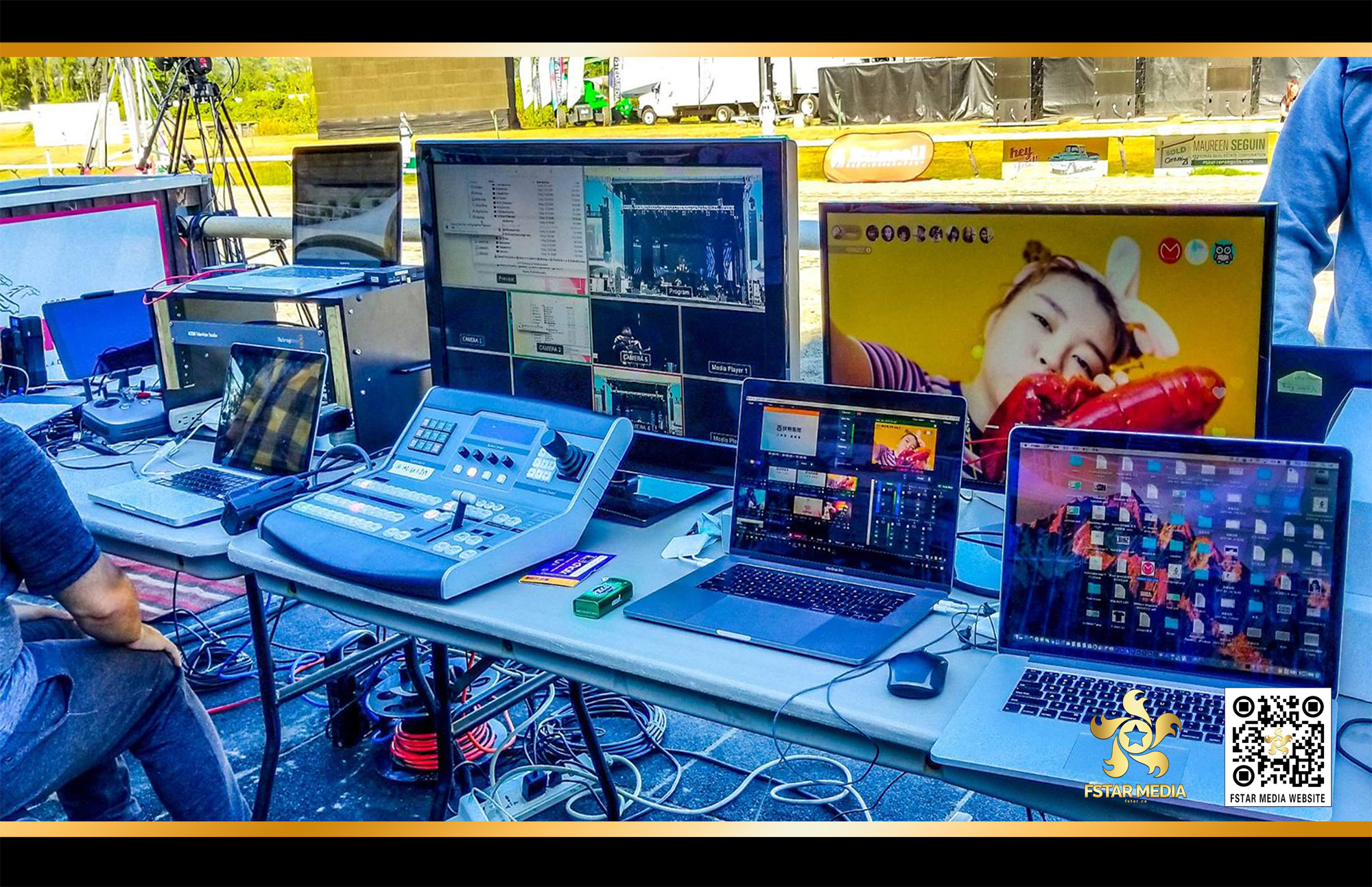 Fstar Media Media Production 06 加拿大现场视频录制多平台直播抖音小红书微信
