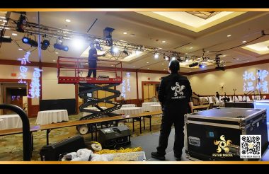 酒店会议厅灯光设备吊挂