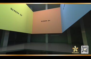 商业建筑室内屏幕设计