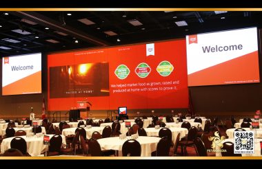 公司年会大型投影视频墙