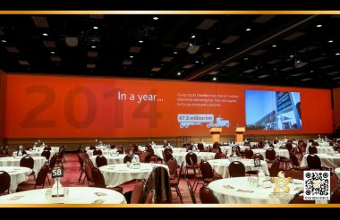 公司年会大型投影视频墙