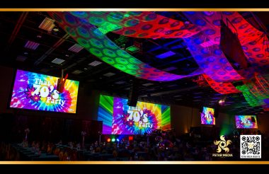庆典颁奖活动大型投影视频墙