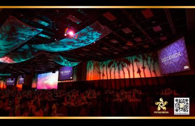 庆典颁奖活动大型投影视频墙