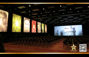 公司年会大型投影视频墙